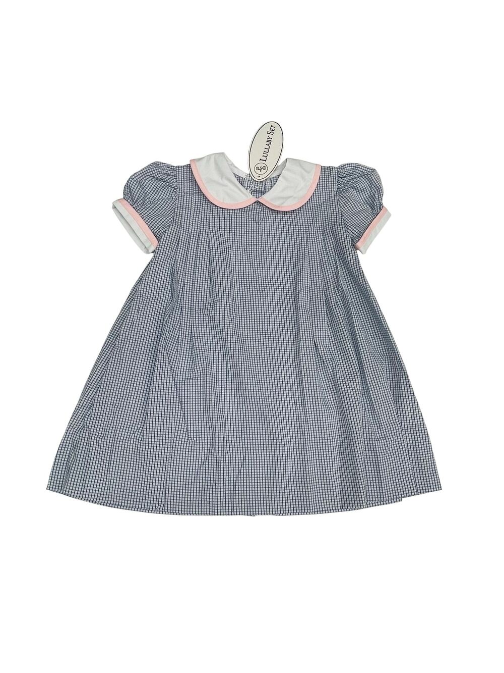 NWT Lullaby Set Size 5 Perfectly Pleated Blue Dress